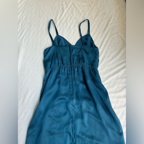 Teal Sleeveless Dress - Picture 4 of 4
